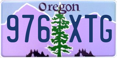 OR license plate 976XTG