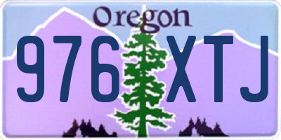 OR license plate 976XTJ