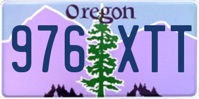 OR license plate 976XTT
