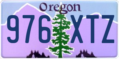 OR license plate 976XTZ