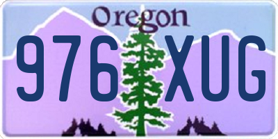 OR license plate 976XUG
