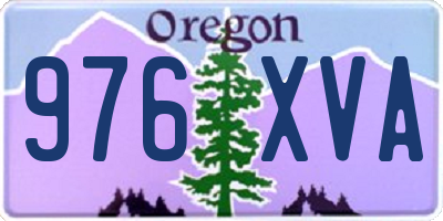 OR license plate 976XVA