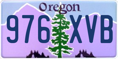 OR license plate 976XVB
