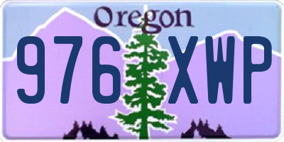 OR license plate 976XWP