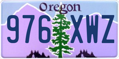 OR license plate 976XWZ