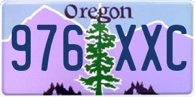 OR license plate 976XXC