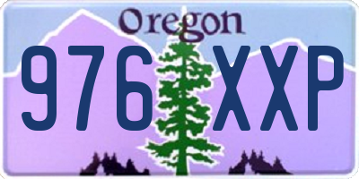 OR license plate 976XXP