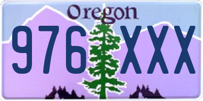 OR license plate 976XXX