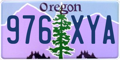 OR license plate 976XYA