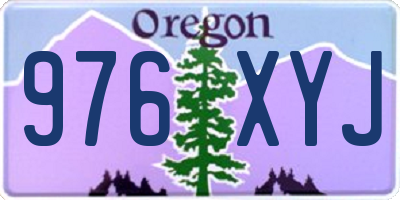 OR license plate 976XYJ
