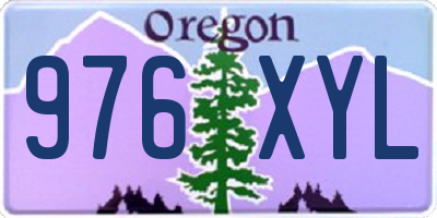 OR license plate 976XYL