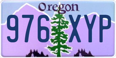 OR license plate 976XYP