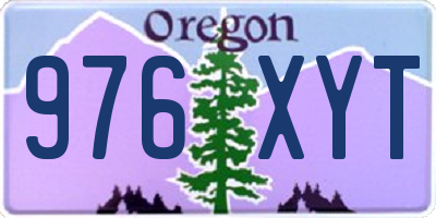OR license plate 976XYT