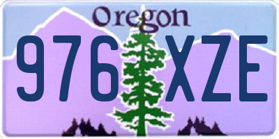 OR license plate 976XZE