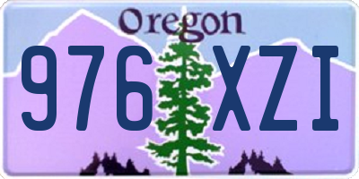 OR license plate 976XZI
