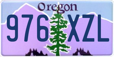 OR license plate 976XZL