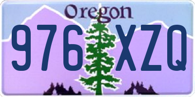 OR license plate 976XZQ