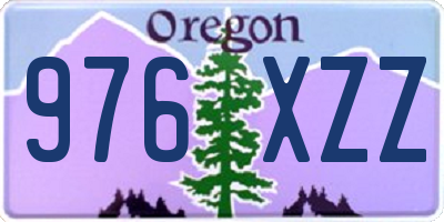 OR license plate 976XZZ