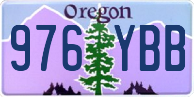 OR license plate 976YBB