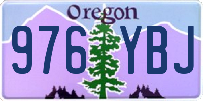 OR license plate 976YBJ