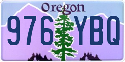 OR license plate 976YBQ