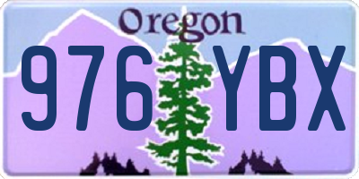 OR license plate 976YBX
