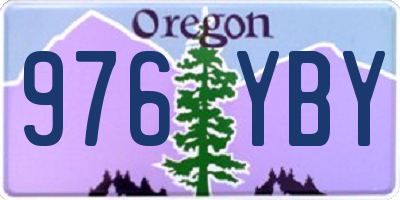 OR license plate 976YBY