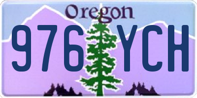 OR license plate 976YCH