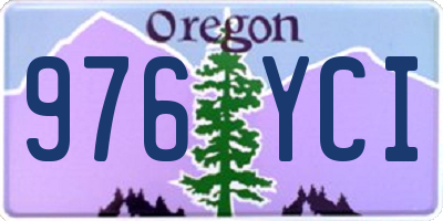 OR license plate 976YCI