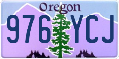 OR license plate 976YCJ