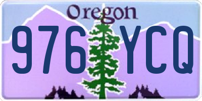 OR license plate 976YCQ