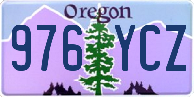 OR license plate 976YCZ