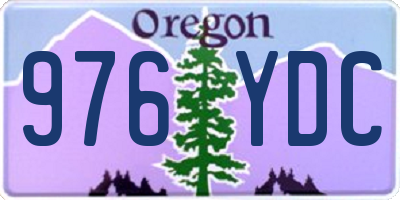 OR license plate 976YDC