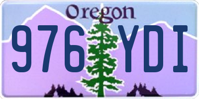 OR license plate 976YDI