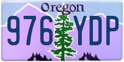 OR license plate 976YDP