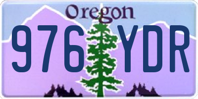 OR license plate 976YDR