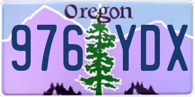 OR license plate 976YDX