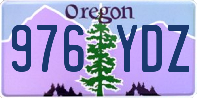 OR license plate 976YDZ