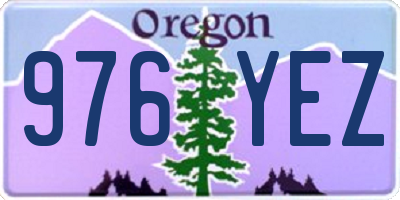 OR license plate 976YEZ