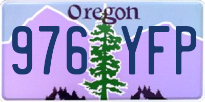 OR license plate 976YFP