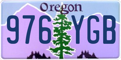 OR license plate 976YGB