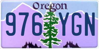 OR license plate 976YGN