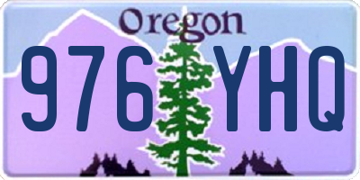 OR license plate 976YHQ