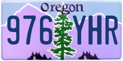 OR license plate 976YHR