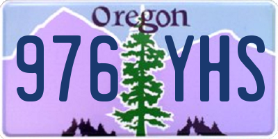 OR license plate 976YHS