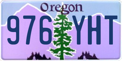 OR license plate 976YHT