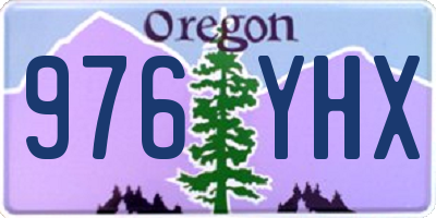 OR license plate 976YHX