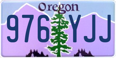 OR license plate 976YJJ