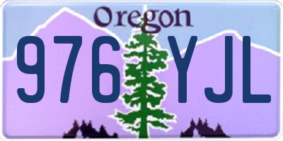 OR license plate 976YJL