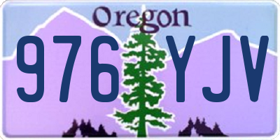 OR license plate 976YJV